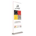 Leihware für Messen - Rollup Banner - Ja zu Bridge 1